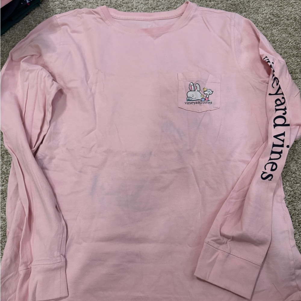 Vineyard Vines Light Pink Long Sleeve Tee